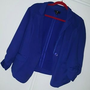 Royal blue blazer